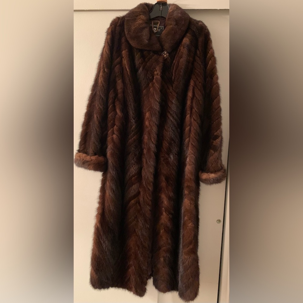 Mink fur coat